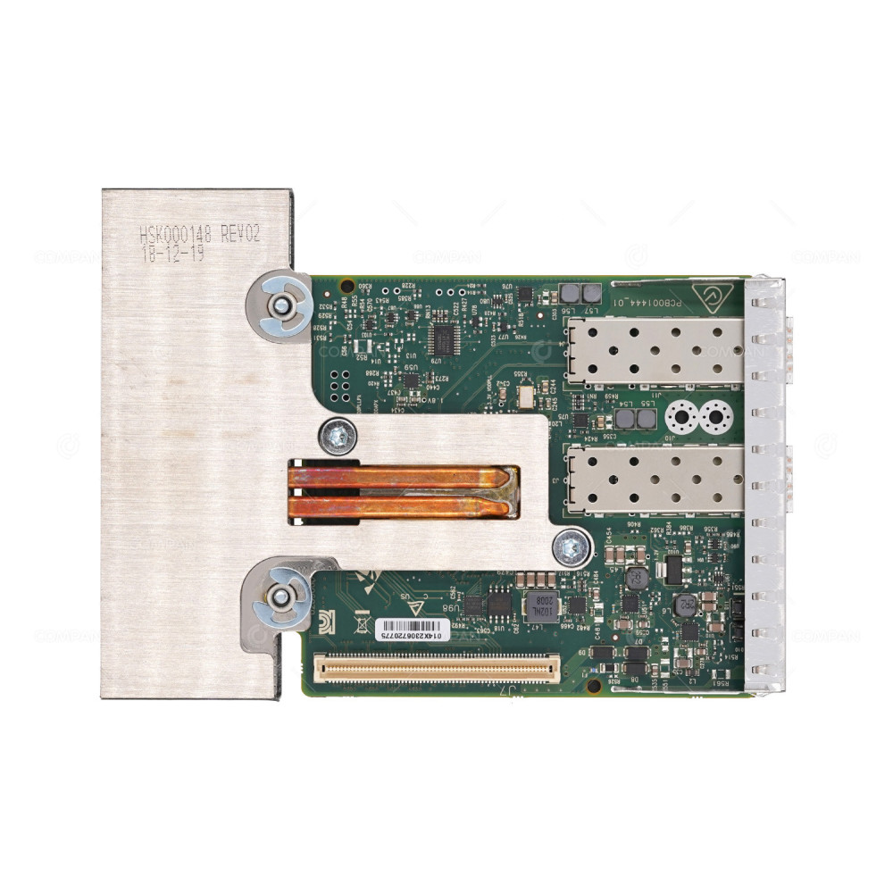 R887V  DELL CX422A CONNECTX-4 LX DUAL PORT 25G SFP28 PCIE GEN3 X8 NETWORK DAUGHTER CARD FOR R630 R640 R730 R730XD R740 R740XD R840 R930 R940